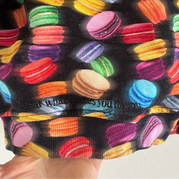 Kids Zara Terez Colorful Macaron Print Kids Sweatshirt 4 - Picture 3 of 5